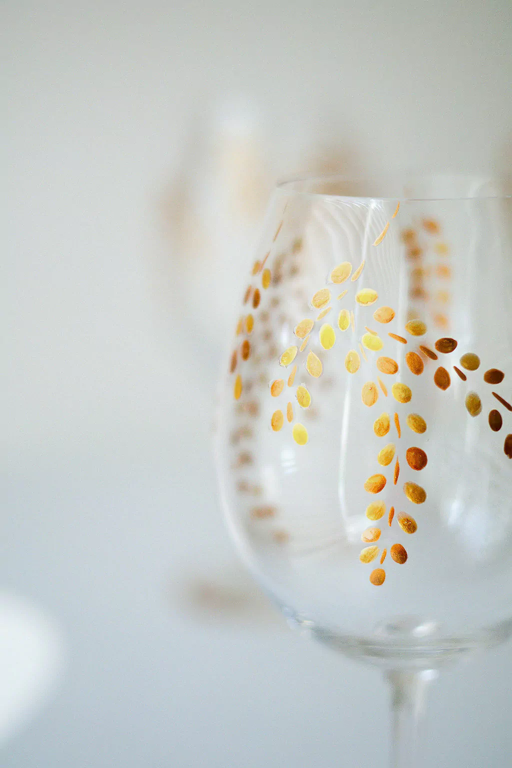 Taça de Gin Lily Bloom - Dourada e Bronze
