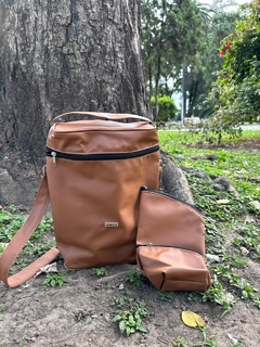 Set Matero de Cuerina Bolso /Yerbero/ Azucarero.