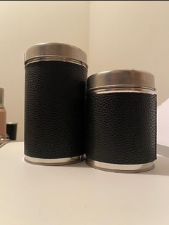 SET DE LATAS YERBERO Y AZUC FORRADOS CUERINA - comprar online