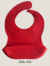 Babero De Silicona Premium Liso Con Bolsillo Regulable en internet
