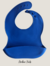 Babero De Silicona Premium Liso Con Bolsillo Regulable - ambar kids