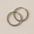 Brinco Argola em ouro branco 18K - comprar online