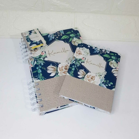 Kit Caderno personalizado + Bloquinho + Chaveiro Post it - comprar online