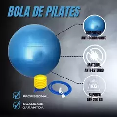 Bola De Pilates Suiça Yoga + Inflador Grátis - comprar online