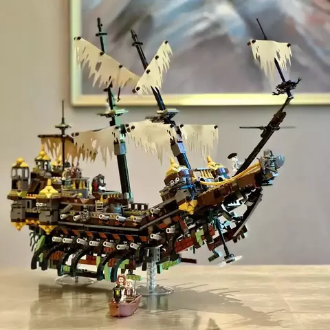 Rompecabezas 3D Bloques de construcción Buque insignia Imperial Caribeño