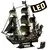 Rompecabezas 3D metal de Barco Pirata LED - Mundo Canica