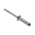 REBITE ALUM 4.8X10MM (510) ALUMINIO CX 1000 WFA