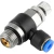 REGULADOR DE VELOCIDADE 6MM ROSCA 1/4 BSP VONDER
