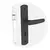 FECHADURA IPANEMA RETA INTERNA PRETO ESP27 40X53