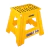 BANQUETA PLASTICA DOBRAVEL 360MM AMARELO VONDER