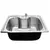 KIT CUBA COZINHA 50X40 INOX ESCOVADO NOVA HIPER METAIS