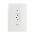 TOMADA 2P+T VERTICAL 10A 250V MILENIUM BRANCA MEC TRONIC