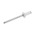 REBITE ALUM 4,8X22MM (522) CX 1000 BRANCO