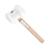 MARTELO BORRACHA 80MM BRANCO NOVE54
