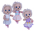 Roupa Sara Comilona Baby Alive Kit C/3 Vestidos 3 Calcinha - Mundo Floral Moda Infantil