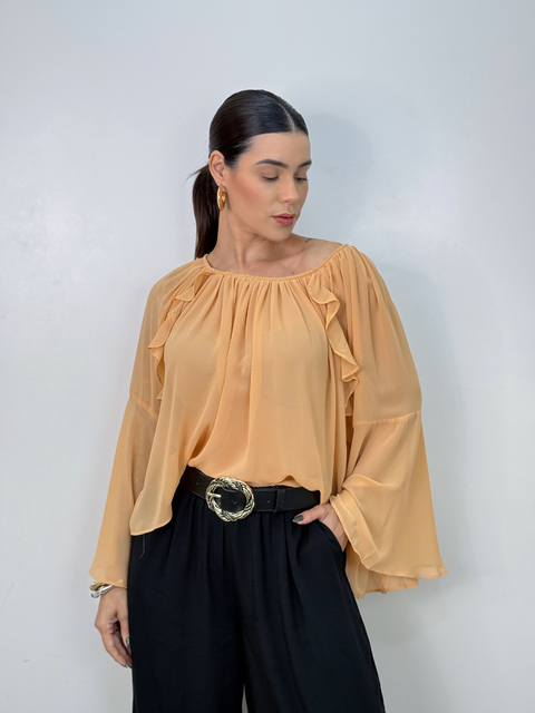 BLUSA MG CLÉA NUDE - comprar online