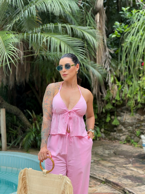 BLUSA FRENTE ÚNICA MAYA ROSA