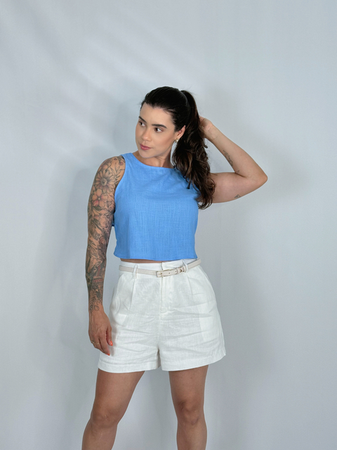 REGATA CROPPED CECILIA AZUL