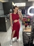 VESTIDO CANELADO GABI / vermelho