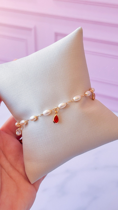 Pulseira Perolas Arroz na internet