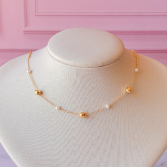 Colar Chocker Mista Bolinhas - comprar online
