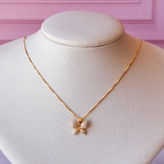 Colar Butterfly Cravejado - comprar online