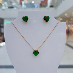 Conjunto Coração Esmeralda