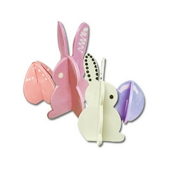 Moldes Pascuas - P575 Conejo y Huevo 3D