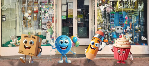 Carrusel Papelera Cotillón Gamar