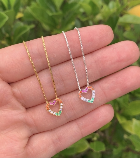 COLAR CORAÇÃO DELICADO