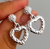 Aros gala corazón - comprar online