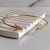 Brazalete alison dorado - comprar online