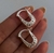 Argollas Dainty Grid - comprar online