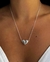 Collar Corazón imantado en el medio-100