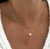Collar mini Cuore Blanco-98