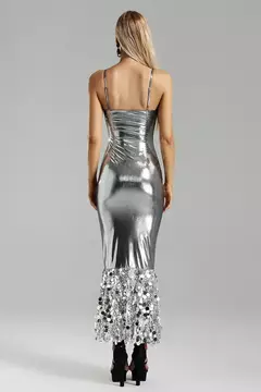 VESTIDO SILVER METALLIC - comprar en línea