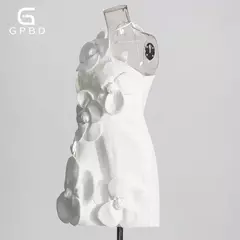 Mini vestido blanco - ingrid berman