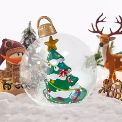 Bola de Navidad inflable gigante en internet