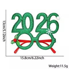 Gafas divertidas digitales con tema navideño - ingrid berman