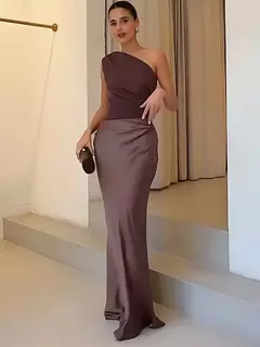 Maxivestido Sexy Satin - comprar en línea