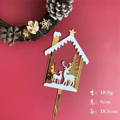Decoraciones para tarta de Navidad