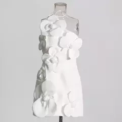 Mini vestido blanco en internet