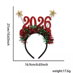 Diadema Navideña 2026 Ano Nuevo