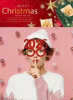 Gafas divertidas digitales con tema navideño - tienda en línea