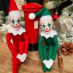 Imagen de Navidad /Halloween payaso elfo