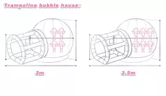 Casa de burbujas inflable para niños - comprar en línea
