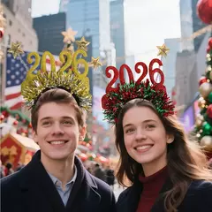 Diadema Navideña 2026 Ano Nuevo - ingrid berman