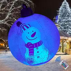 Imagen de Bola de Navidad inflable gigante