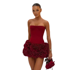 Mini vestido FLOWER - tienda en línea