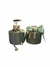 Kit Lavabo Pequeno Verde com Dourado